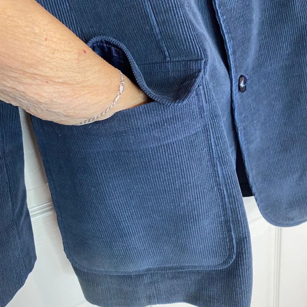 Haggar Corduroy 2 Button Blazer Sz 40